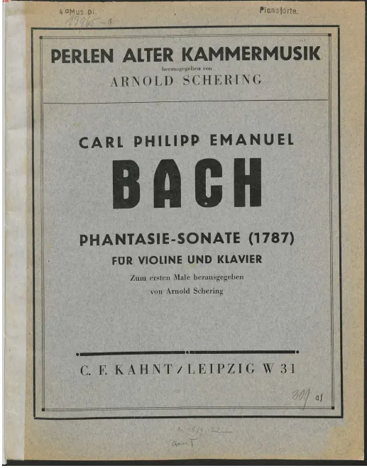 Complete Score and Violin Part