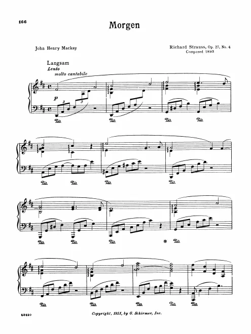 Complete Score (Low Voice, transposed to )