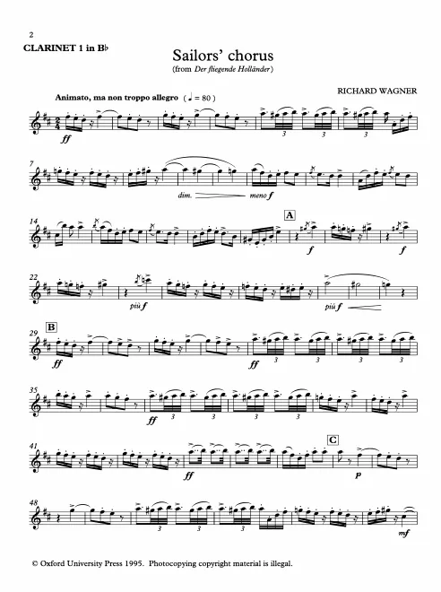 Clarinet 1, 2 (B)