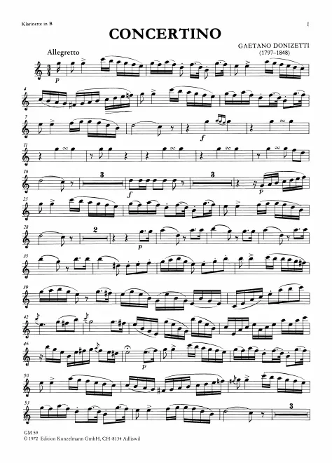 Clarinet Solo (B)