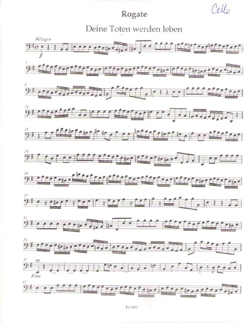 Cello Part