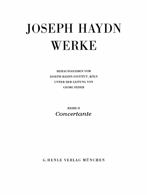 II. Concertante