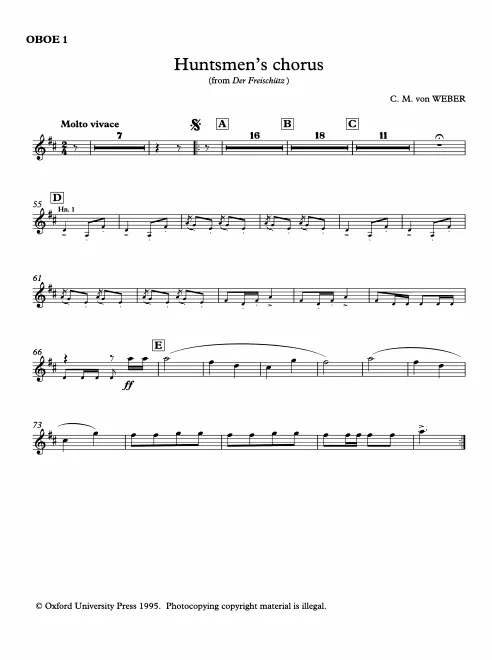 Oboe 1, 2