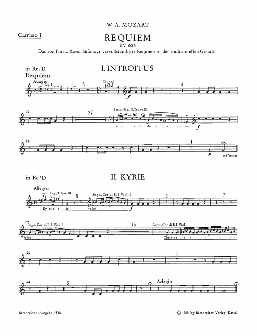 Trumpet 1 (D, B)