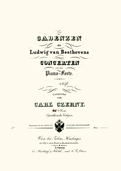 1. Cadenzas to Piano Concerto No.1 in C major, Op.15