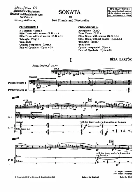 Percussion Part