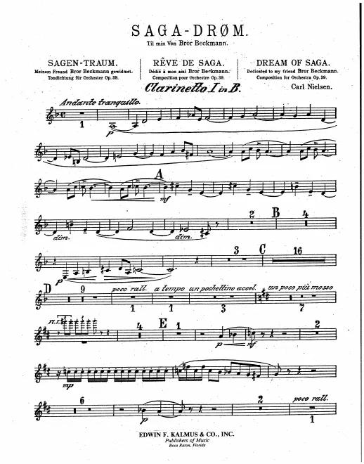 Clarinet 1 (B)
