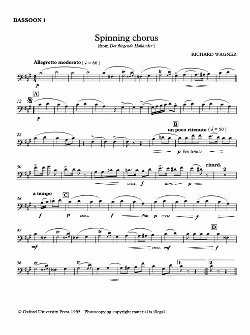 Bassoon 1, 2