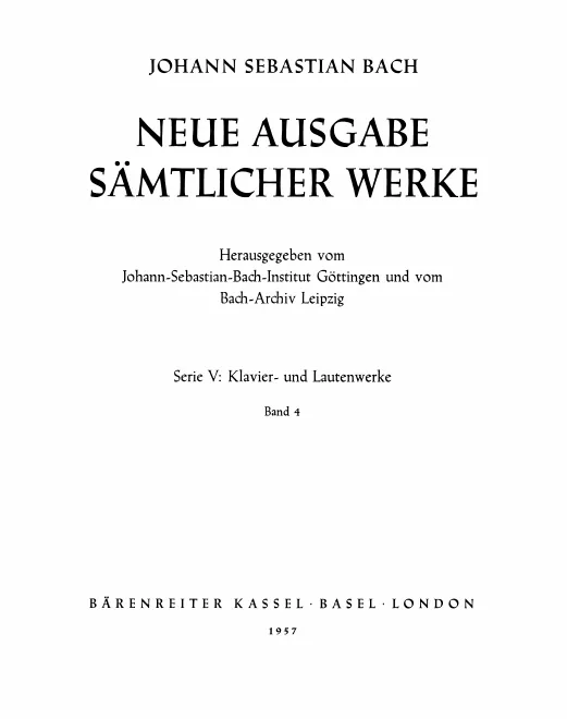 4. Die Klavierbüchlein für Anna Magdalena Bach von 1722 und 1725