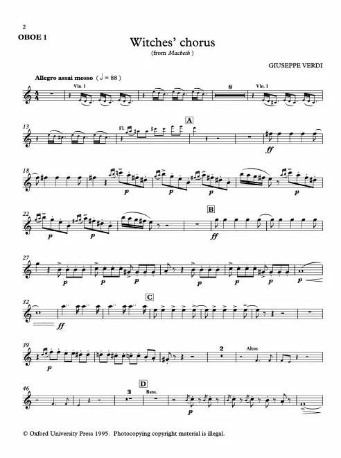 Oboe 1, 2