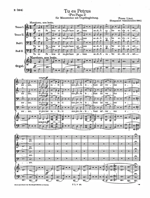1. Tu es Petrus (S.59/1)