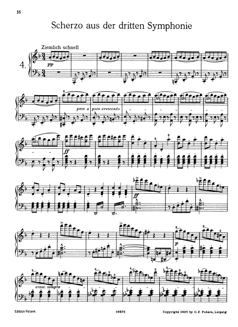 4. Scherzo aus der dritten Symphonie