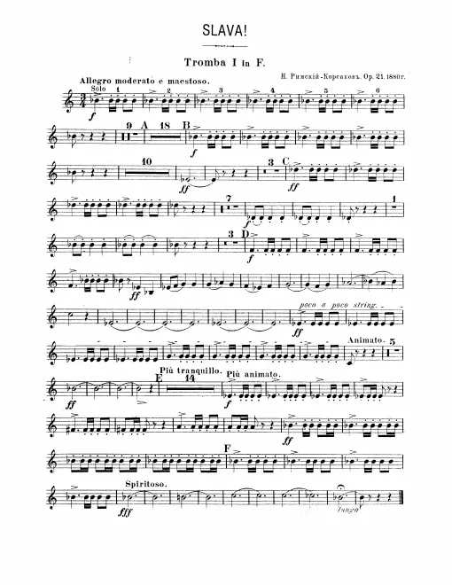 Trumpet 1, 2 (F)