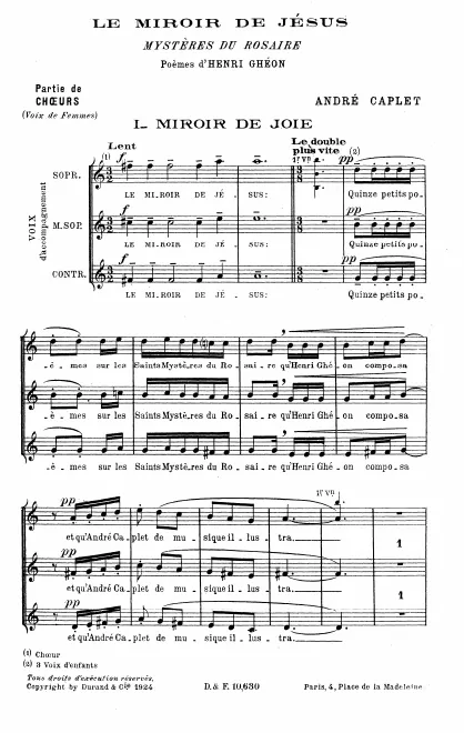 Choral Score