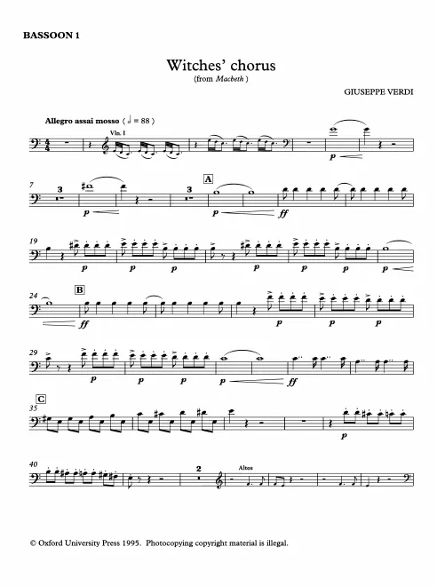 Bassoon 1, 2