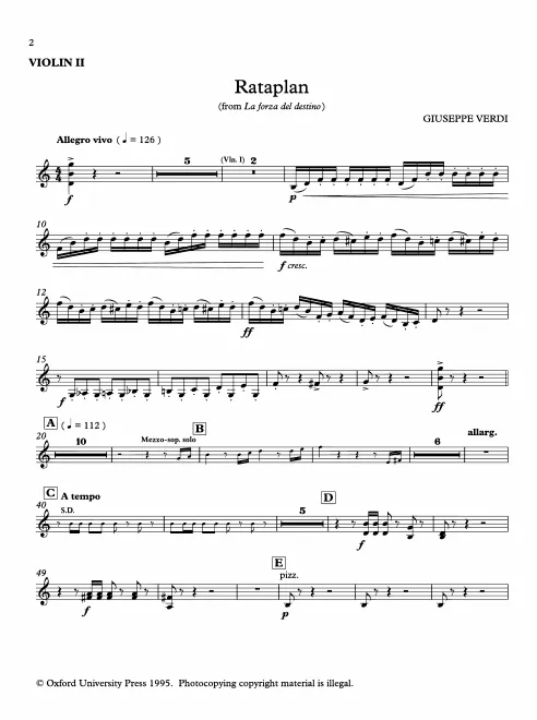 Violins II