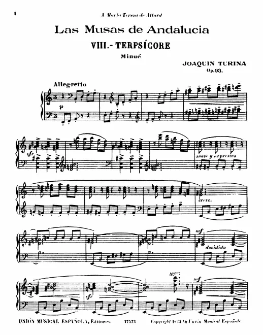 8. Terpsícore - score
