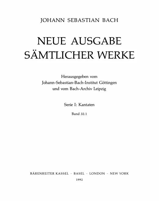 32/1. Ratswahlkantaten I