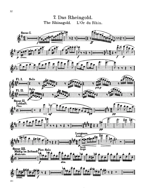 Piccolo/Flute 1/Flute 2