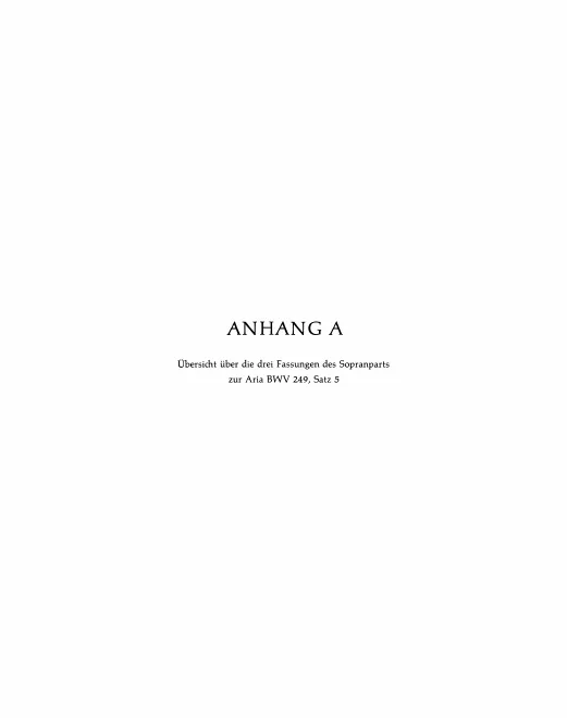 5. Aria: 'Seele, deine Spezereien' - Soprano (Anhang A: 3 Versions)