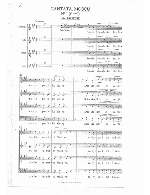 Choral Score