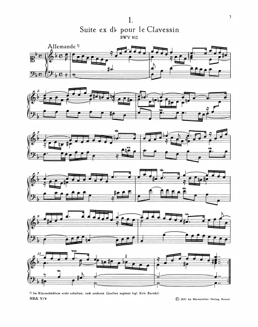 Selections: BWV 812-816