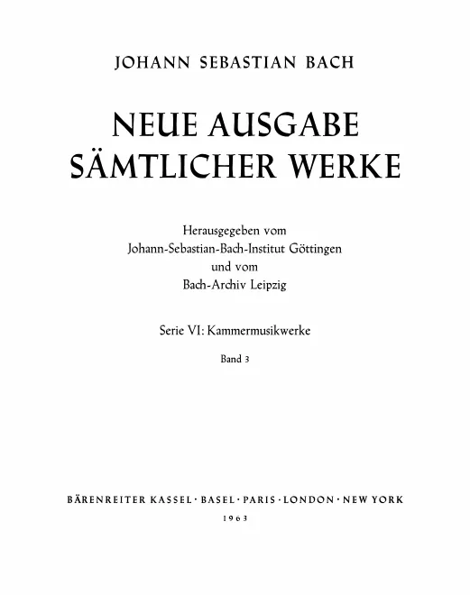 3. Werke für Flöte