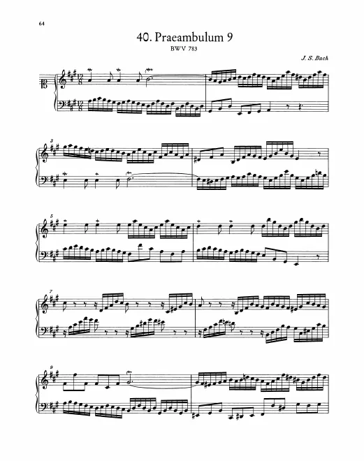 Complete Score (Præambulum)