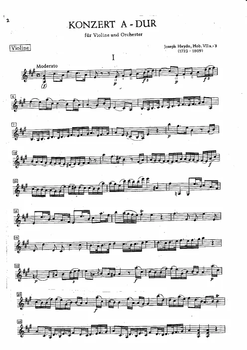 Complete Part (with some tutti passages cut)
