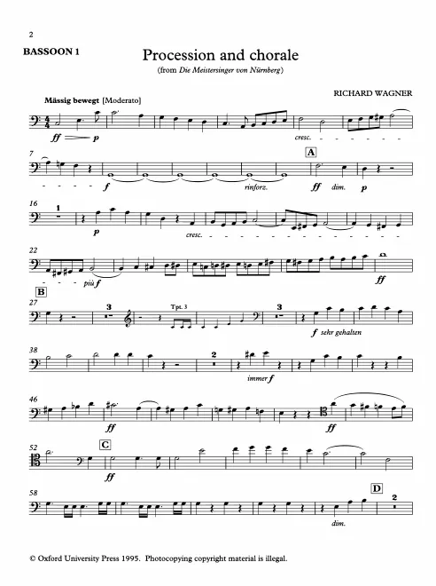 Bassoon 1, 2