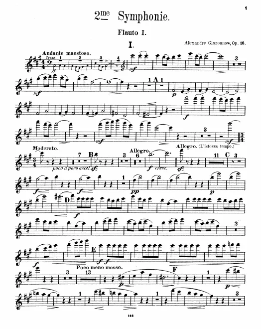 Flute 1, 2, 3/Piccolo