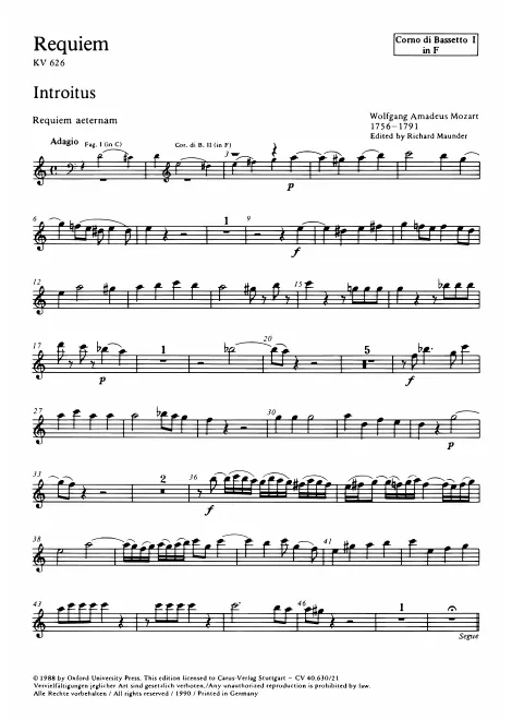 Basset Horn 1