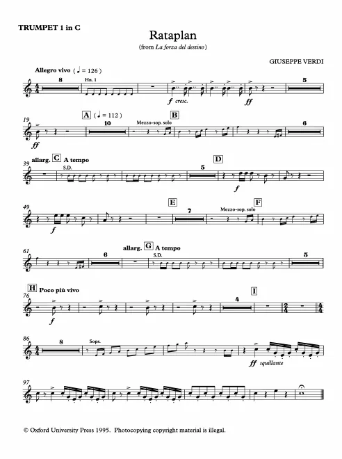 Trumpet 1, 2 (C)