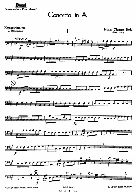 Cellos and Basses