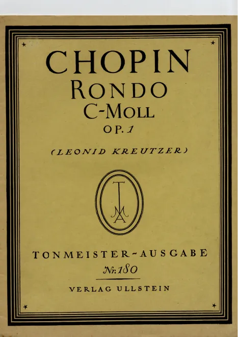 40. Rondo in , Op.1