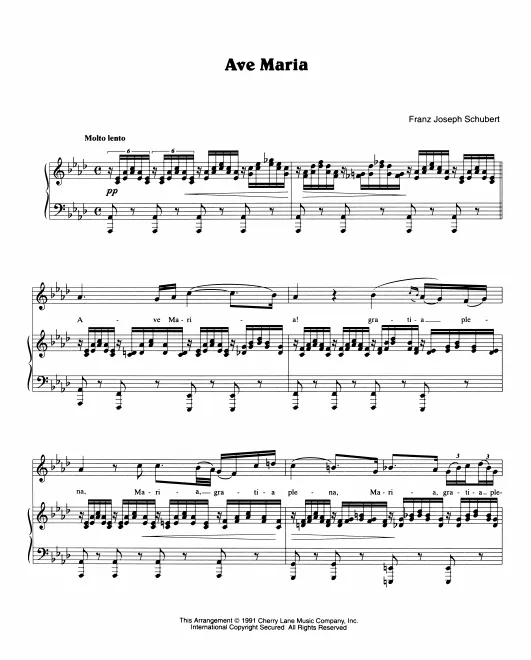 Complete Score (medium voice, in A major)