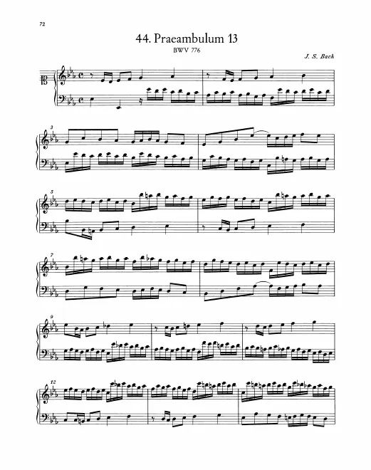 Complete Score (Præambulum)