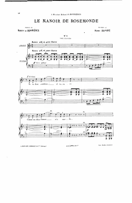 Complete Score (Original key, high voice)