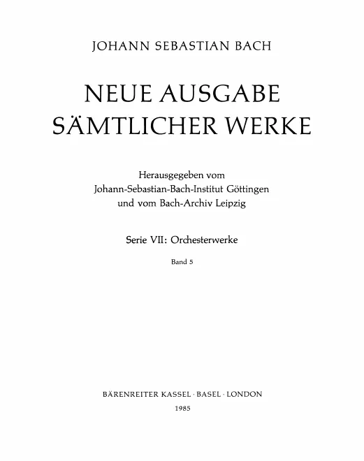 5. Konzerte für zwei Cembali