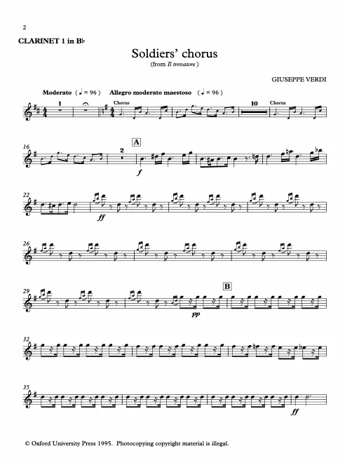 Clarinet 1, 2 (B)