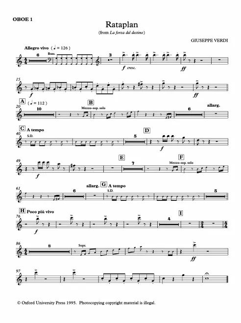 Oboe 1, 2