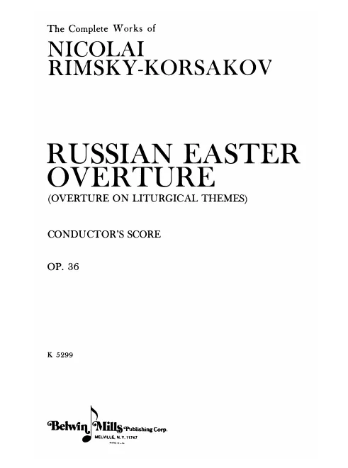 21. Russian Easter Overture, Op.36