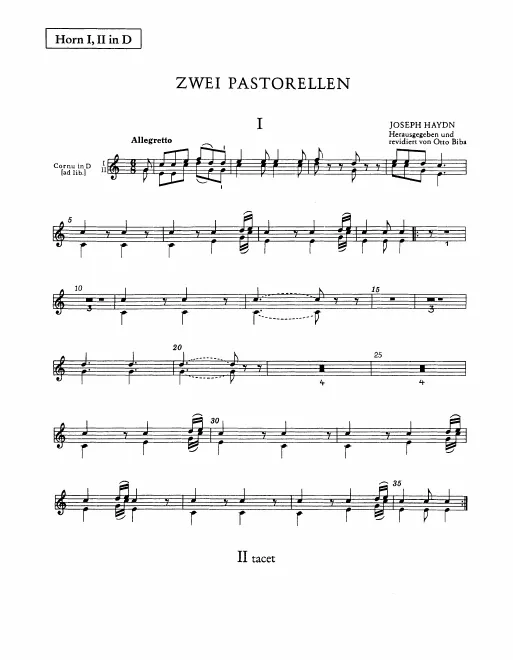 Horn 1/2 (D, Alternate in F)