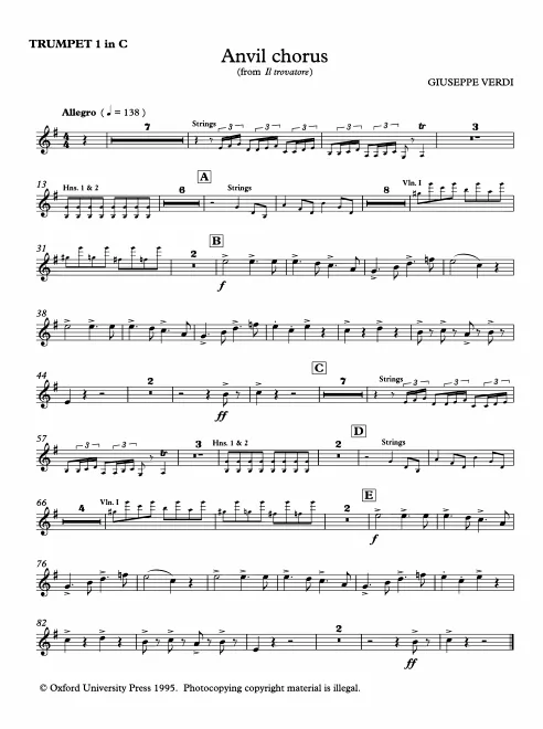 Trumpet 1, 2 (C)