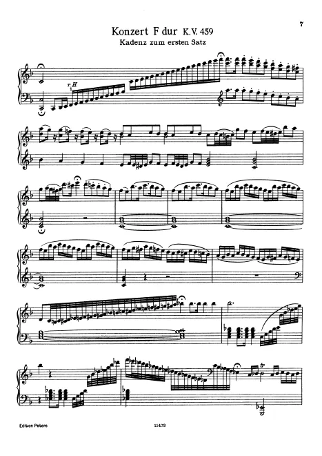 Concerto in F major, K.459