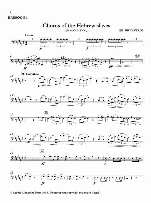 Bassoon 1, 2