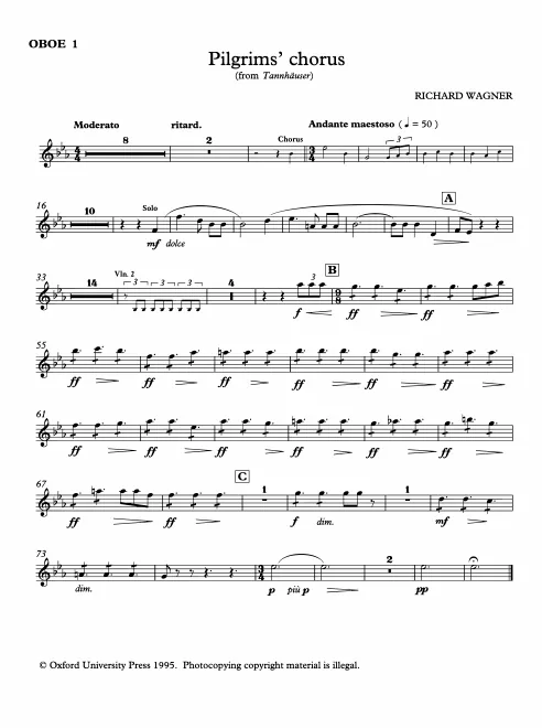 Oboe 1, 2