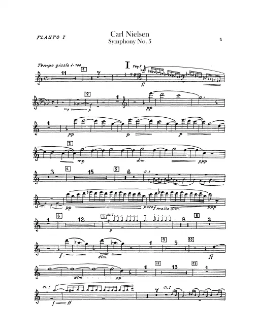 Flute 1, 2, 3/Piccolo/Alto Flute*