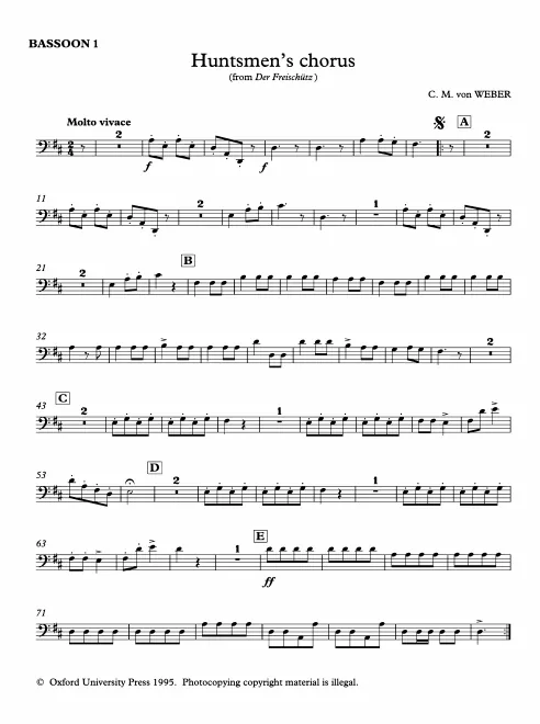 Bassoon 1, 2