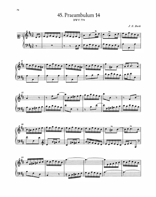Complete Score (Præambulum)